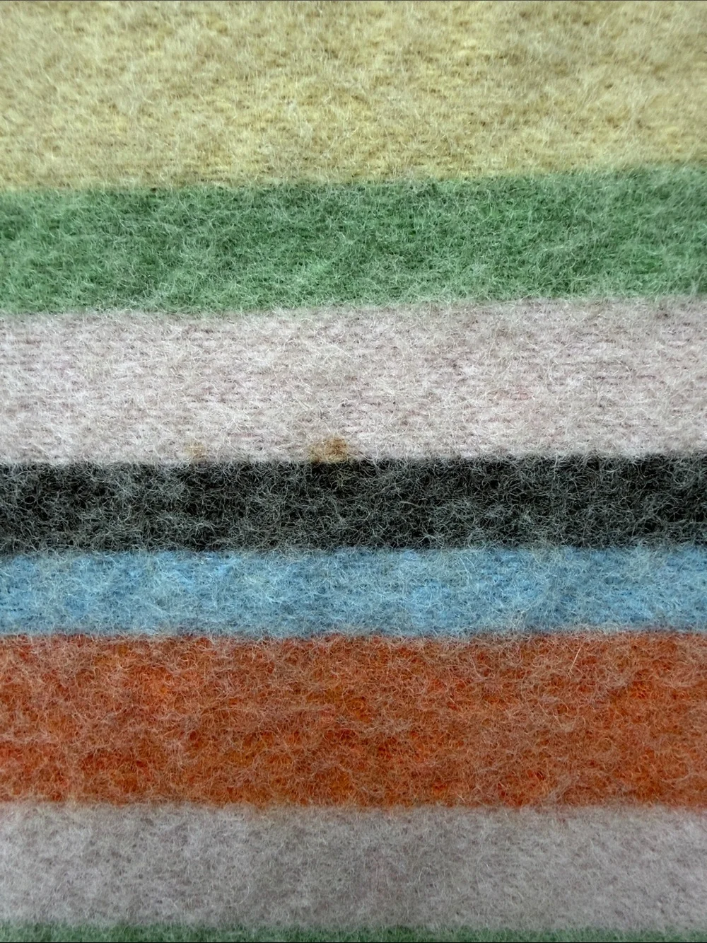 Elgin Vintage Striped Lambswool Scarf